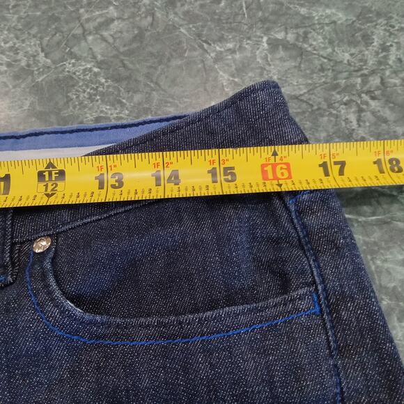 Vintage Y2K Low Rise Pepe Jeans London Straight Womens 31 Dark Denim Blue Stitch - Picture 11 of 16